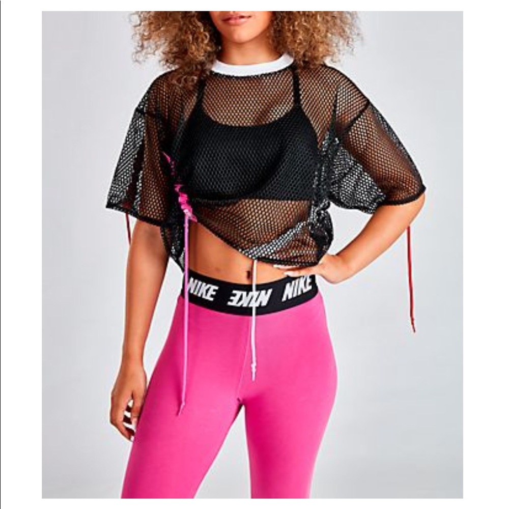 Nike mesh crop top